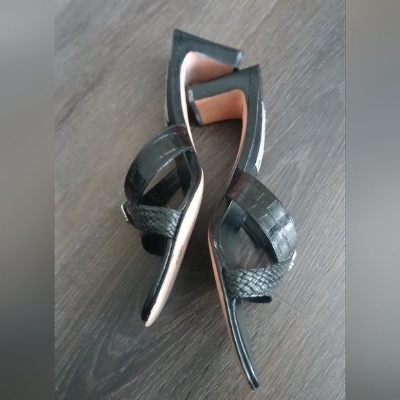 Brighton Tatum Women’s Kitten Heel Sandal Black Y2K Vintage Size 8.5 - Picture 6 of 7